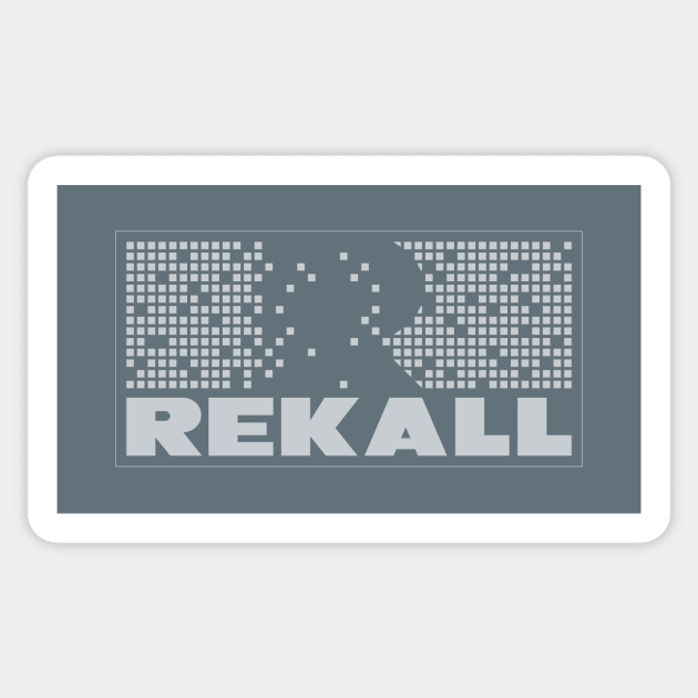 Total Recall – Rekall Logo Sticker by GraphicGibbon